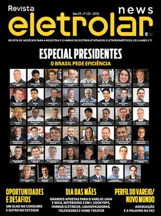 Capa da Revista Eletrolar News, edição 123