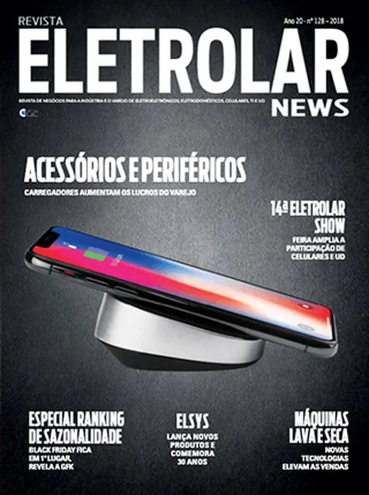 Capa da Revista Eletrolar News, edição 128