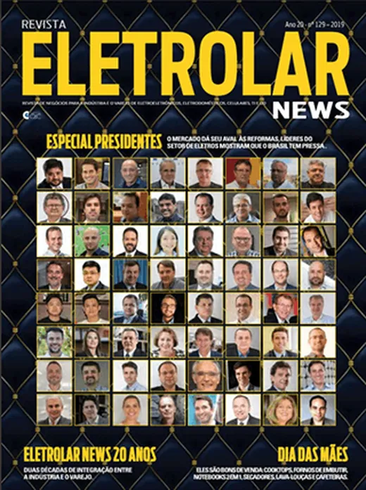 Capa da Revista Eletrolar News, edição 129