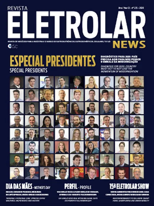 Capa da Revista Eletrolar News, edição 135