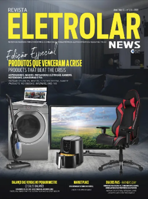 Capa da Revista Eletrolar News, edição 136