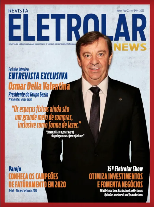 Capa da Revista Eletrolar News, edição 140