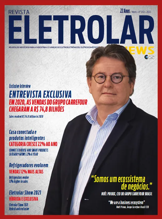 Capa da Revista Eletrolar News, edição 143
