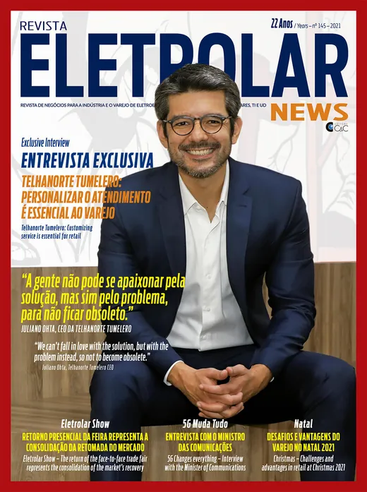 Capa da Revista Eletrolar News, edição 145