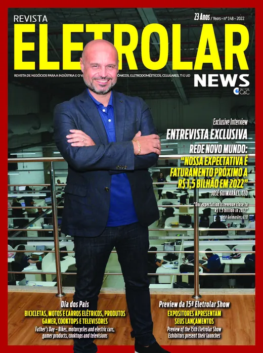 Capa da Revista Eletrolar News, edição 148
