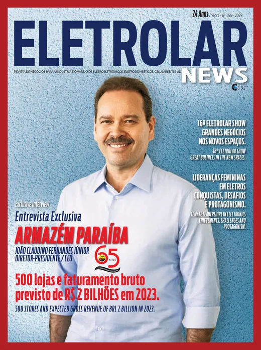 Capa da Revista Eletrolar News, edição 155