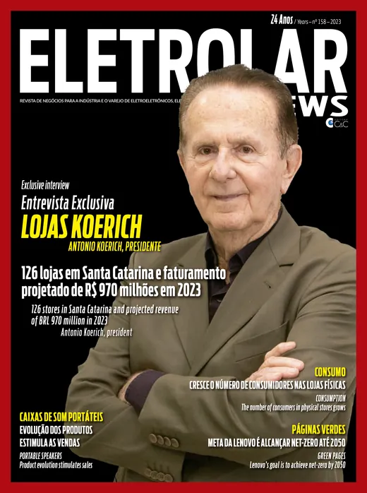 Capa da Revista Eletrolar News, edição 158