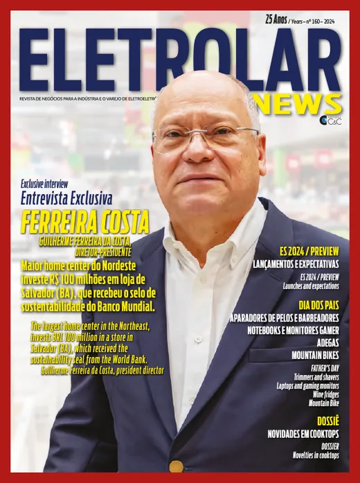 Capa da Revista Eletrolar News, edição 160